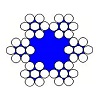 6 x 7 FC (42 drátů, textilní duše)