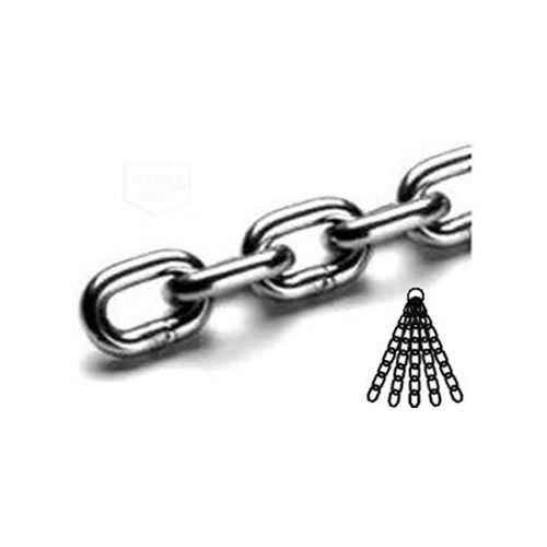 Nerezový řetěz krátký článek DIN 766, A4, pr. 4 mm