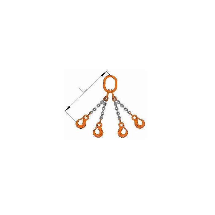 Vázací řetěz čtyřhák pr.13mm G12